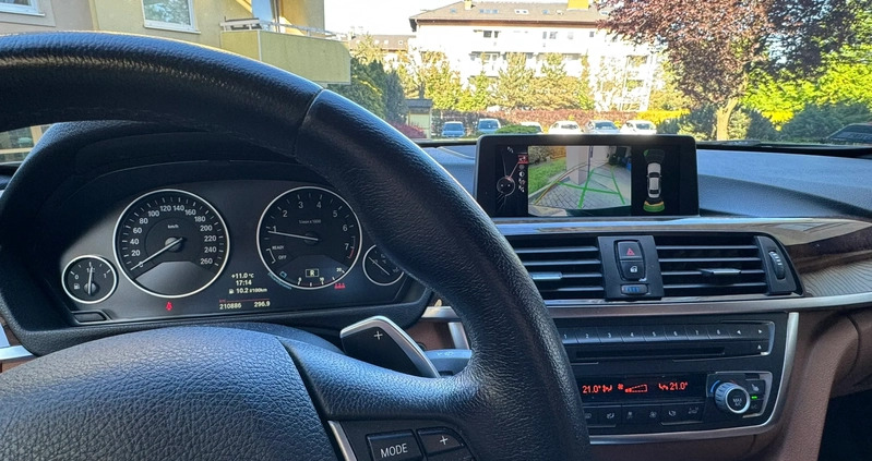 BMW Seria 3 cena 61900 przebieg: 210000, rok produkcji 2013 z Gdańsk małe 154